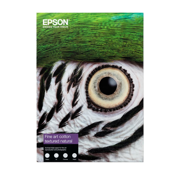 Epson Fine Art Cotton Textured Natural II, A4 25 Sheets
