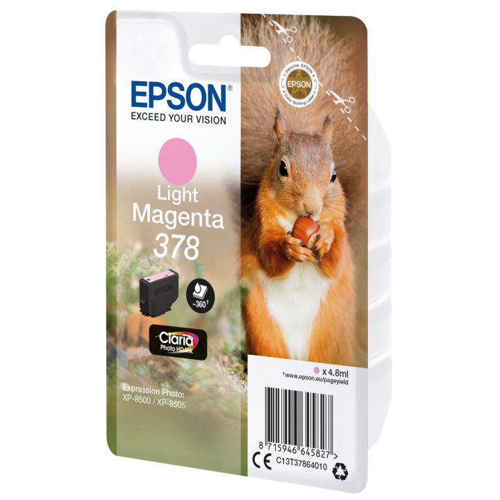 Epson Squirrel Encre magenta clair Claria Photo HD Écureuil 378