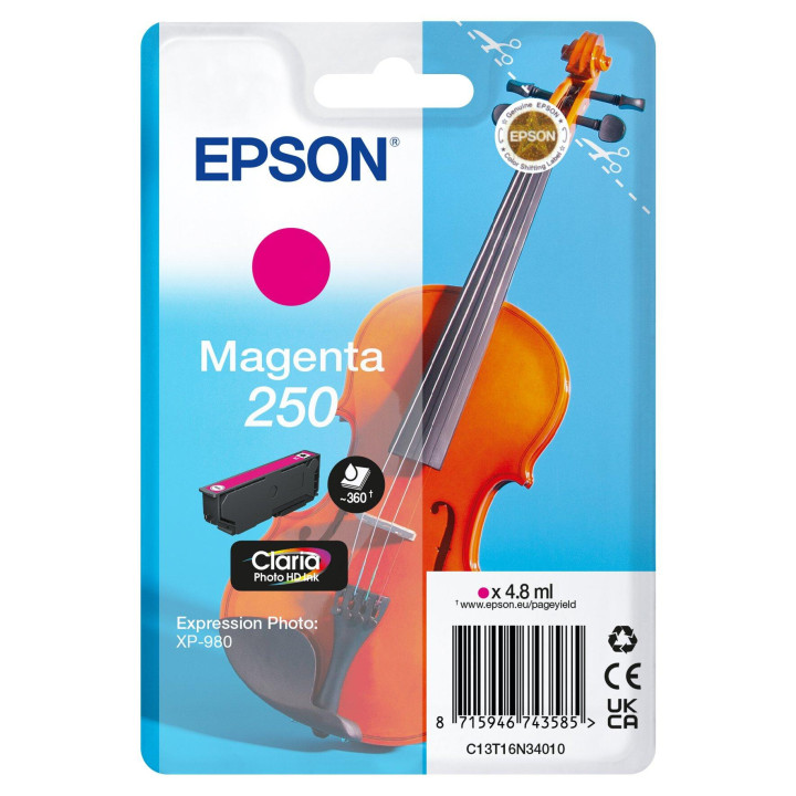 Epson Cartouche d’encre magenta Claria Photo HD 250 Violon