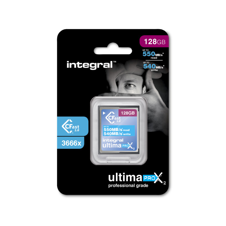 Integral INCFA128G-550/540 mémoire flash 128 Go CFast