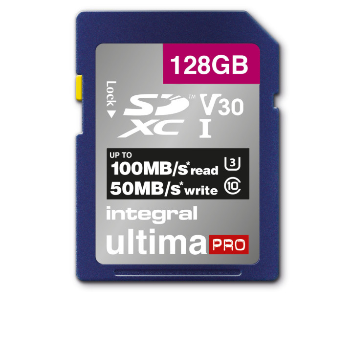 Integral INSDX128G-100/90V30 mémoire flash 128 Go SD UHS-I