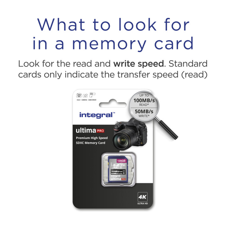 Integral INSDX128G-100/90V30 mémoire flash 128 Go SD UHS-I