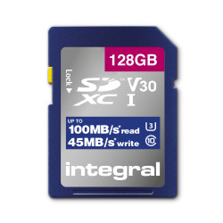 Integral INSDX128G-100V30 mémoire flash 128 Go SD UHS-I
