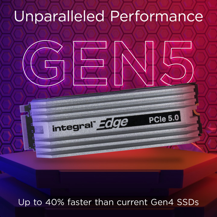 Integral INSSD2TM2280G5EDGEHSX disque SSD 2 To M.2 PCI Express 5.0 NVMe TLC