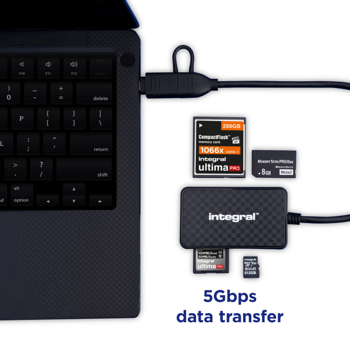 Integral INCRMULTI3.2ACR lecteur de carte mémoire