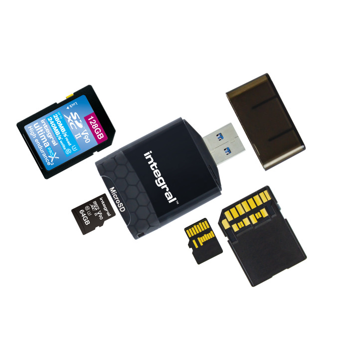 Integral INCRUSB3.0SDMSDU2 lecteur de carte mémoire