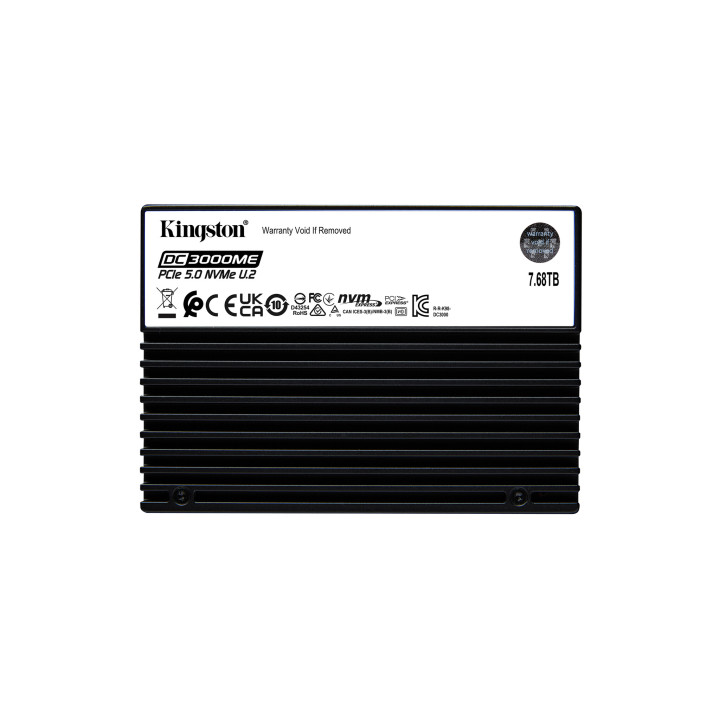 Kingston Technology 7,68TB DC3000ME U.2 PCIe 5.0 NVMe TCG Opal Enterprise SSD