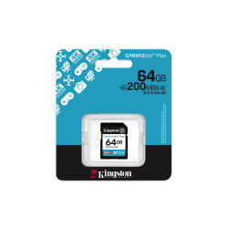 Kingston Technology Canvas Go! Plus 64 Go SDXC Canvas Go Plus Gen4 200 Mo/s C10 UHS-I U3 V30