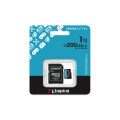 Kingston Technology Carte microSDXC Canvas Go Plus Gen4 200 Mo/s A2 U3 V30 1 To + adaptateur