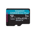 Kingston Technology Carte microSDXC Canvas Go Plus Gen4 200 Mo/s A2 U3 V30 1 To + adaptateur