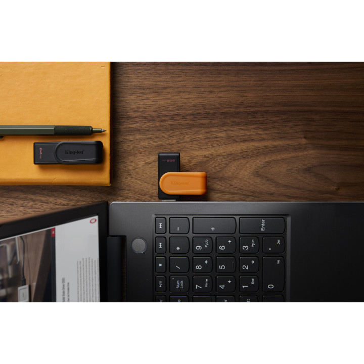 Kingston Technology DataTraveler 64GB Portable USB 3.2 Gen 1 Exodia S (Noir/Noir)