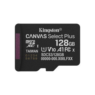 Kingston Technology 128GB micSDXC Canvas Select Plus Gen3 150R A1 (Adaptateur SD non inclus)