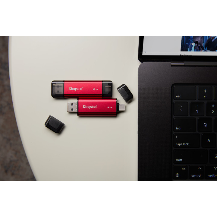 Kingston Technology 2TB Dual USB-A/C Portable SSD, Up to 1050MB/s USB 3.2 Gen 2