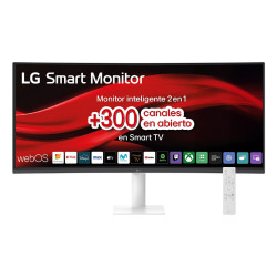 LG 34U601SA-W écran plat de PC 86,4 cm (34") 3440 x 1440 pixels Dual WQHD LCD Blanc
