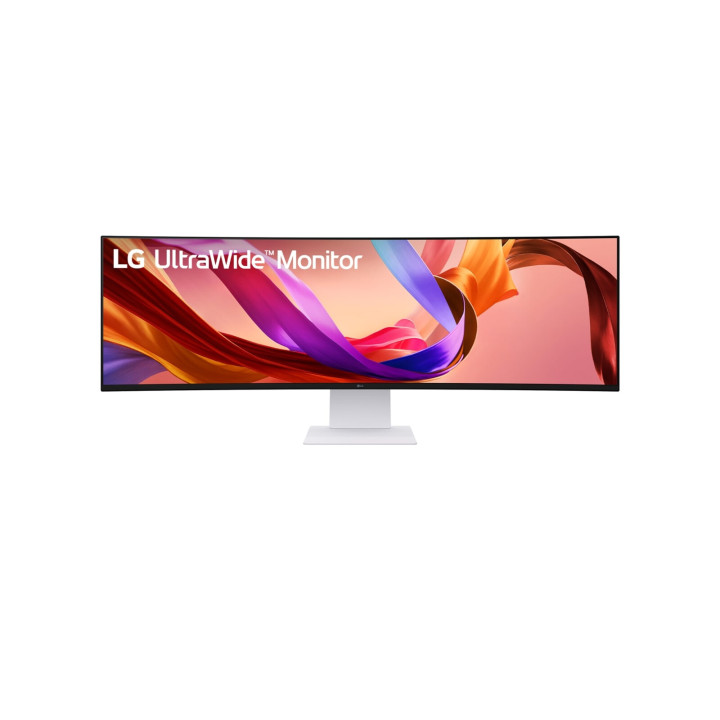 LG 49U950A-W.AEU écran plat de PC 124,5 cm (49") 5120 x 1440 pixels Dual QHD LED Noir, Blanc