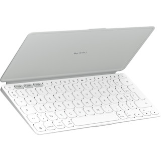 Logitech Keys-To-Go 2 AZERTY Français Bluetooth Blanc