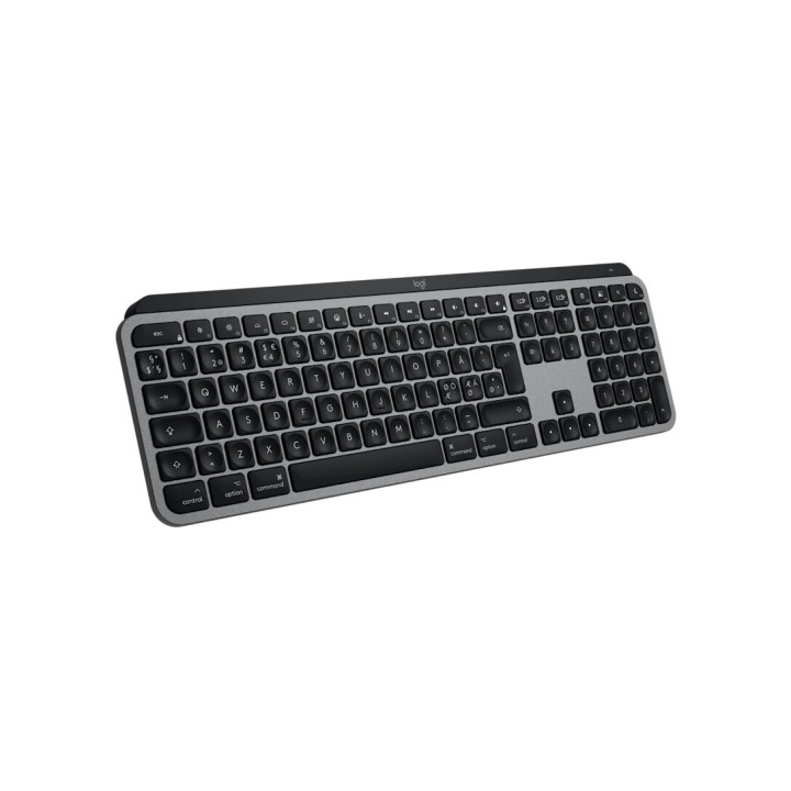 Logitech MX Keys S for Mac clavier Maison Bluetooth QWERTY Nordique Gris