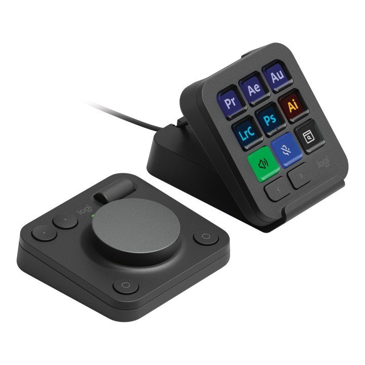 Logitech MX Creative Console Clavier Bluetooth/USB Graphite