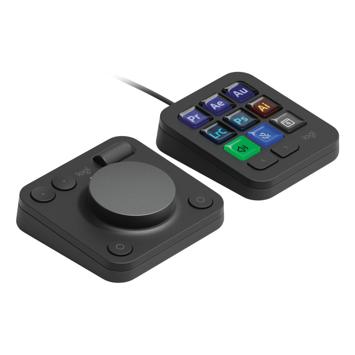 Logitech MX Creative Console Clavier Bluetooth/USB Graphite