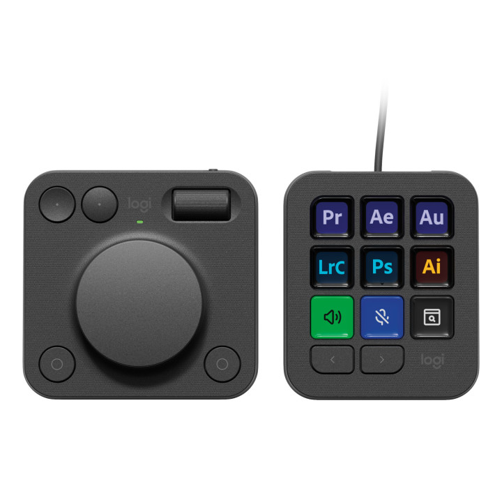 Logitech MX Creative Console Clavier Bluetooth/USB Graphite