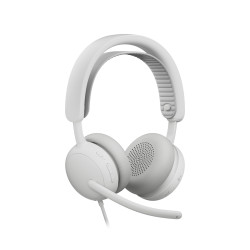 Logitech Zone Wired 2 Casque Avec fil Arceau Appels/Musique USB Type-C / USB Type-A Blanc