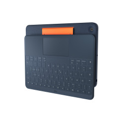 Logitech Rugged Combo 3 Touch QWERTZ Suisse Smart Connector Bleu