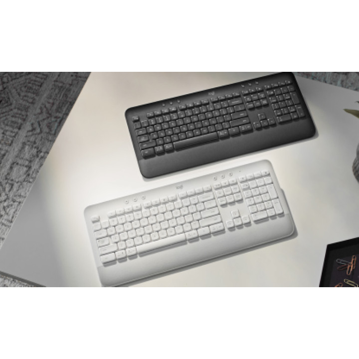 Logitech Signature K650 clavier Bureau Bluetooth QWERTY US International Graphite