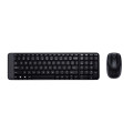 Logitech Wireless Combo MK220 clavier Souris incluse Bureau USB Français Noir
