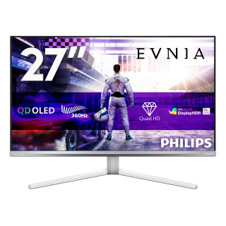 Philips Evnia 8000 27M2N8500/00 écran plat de PC 67,3 cm (26.5") 2560 x 1440 pixels Quad HD QD-OLED Blanc