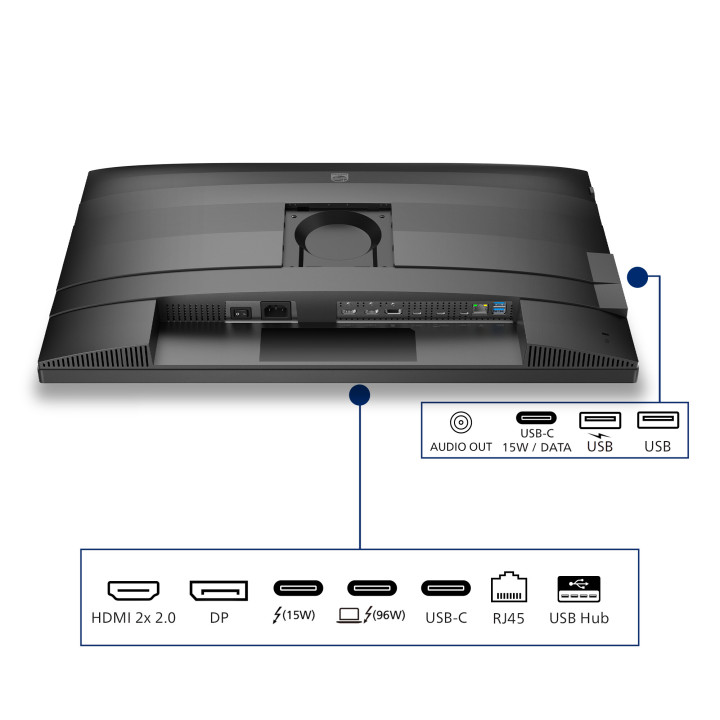 Philips 6000 series 27B2U6903/00 écran plat de PC 68,6 cm (27") 3840 x 2160 pixels 4K Ultra HD LED Anthracite