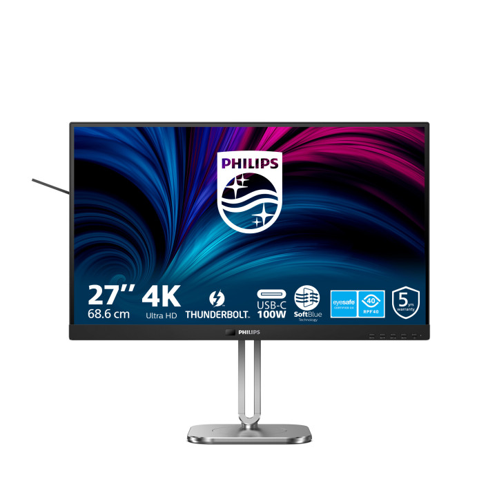 Philips 6000 series 27B2U6903/00 écran plat de PC 68,6 cm (27") 3840 x 2160 pixels 4K Ultra HD LED Anthracite