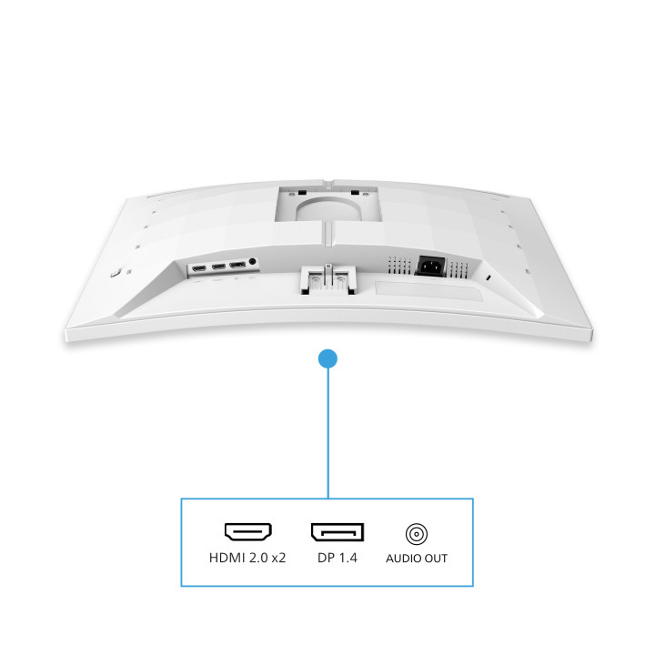 Philips Evnia 5000 27M2C5201L/00 écran plat de PC 68,6 cm (27") 1920 x 1080 pixels Full HD LCD Blanc