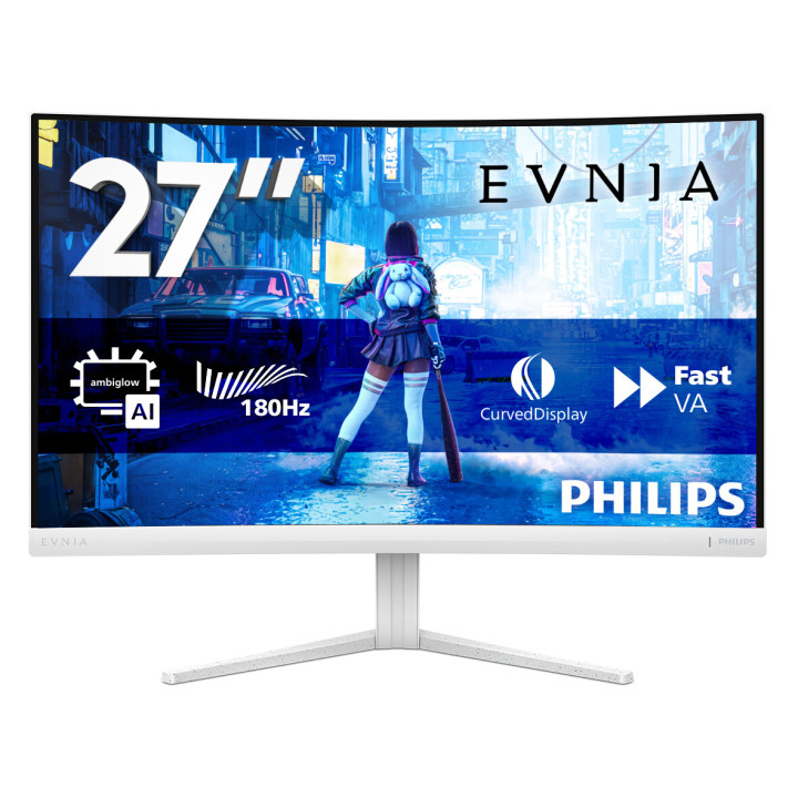 Philips Evnia 5000 27M2C5201L/00 écran plat de PC 68,6 cm (27") 1920 x 1080 pixels Full HD LCD Blanc