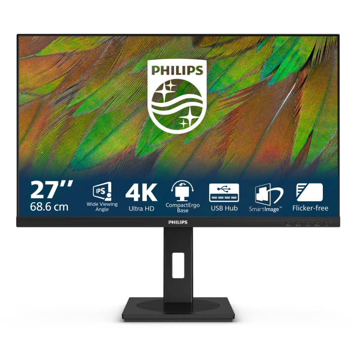 Philips 3000 series 27B1N3800/00 écran plat de PC 68,6 cm (27") 3840 x 2160 pixels 4K Ultra HD LCD Noir