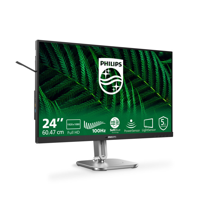 Philips 5000 series 24B2G5200/00 écran plat de PC 60,5 cm (23.8") 1920 x 1080 pixels Full HD LCD Anthracite