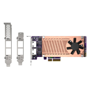 QNAP QM2-2P2G2T carte réseau Interne Ethernet 2500 Mbit/s