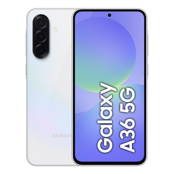Samsung Galaxy A36 5G 17 cm (6.7") Double SIM Android 15 USB Type-C 6 Go 128 Go 5000 mAh Blanc