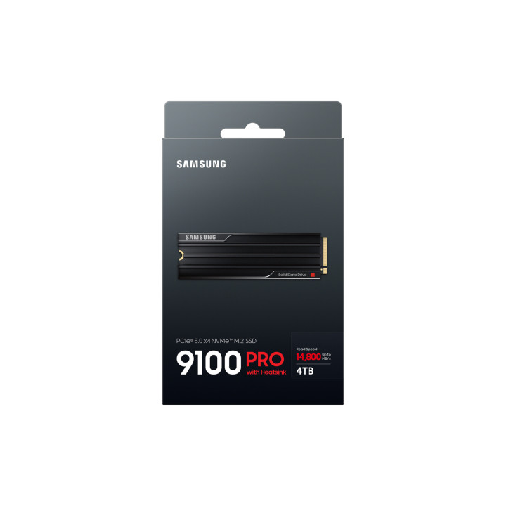 Samsung 9100 PRO Heatsink PCIe® 5.0 NVMe™ M.2 SSD - 4 TB