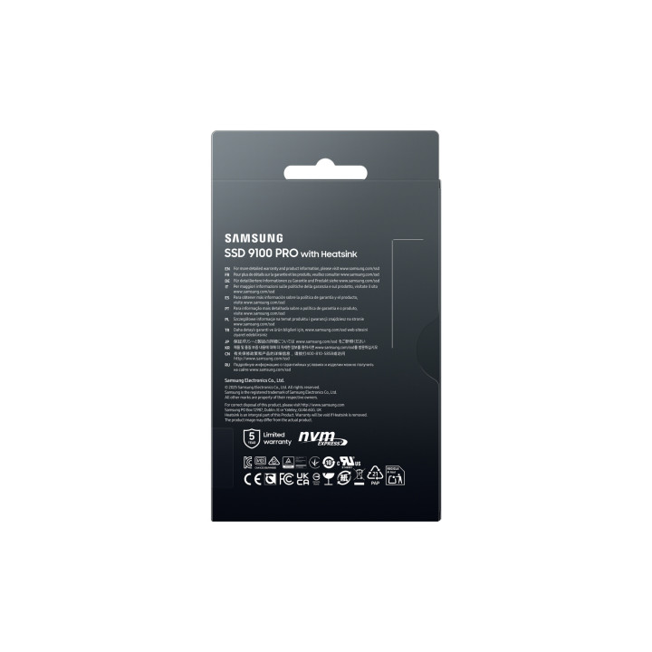 Samsung 9100 PRO Heatsink PCIe® 5.0 NVMe™ M.2 SSD - 2 TB