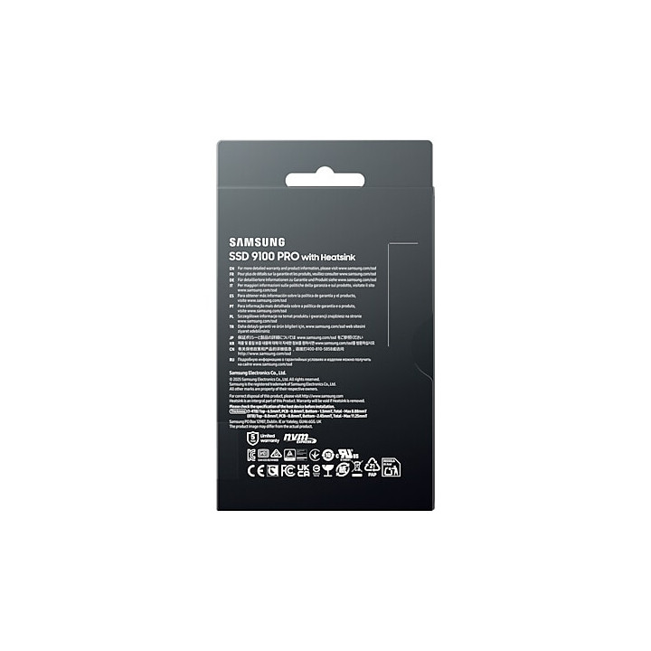 Samsung 9100 PRO 8 To M.2 PCI Express 5.0 NVMe V-NAND TLC