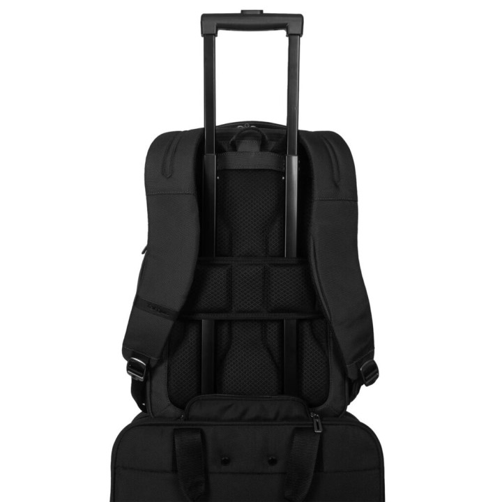 Targus HeritageLuxe sac à dos Sac à dos de voyage Noir Polyester