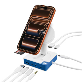 Targus HyperDrive Avec fil USB 3.2 Gen 1 (3.1 Gen 1) Type-C Blanc