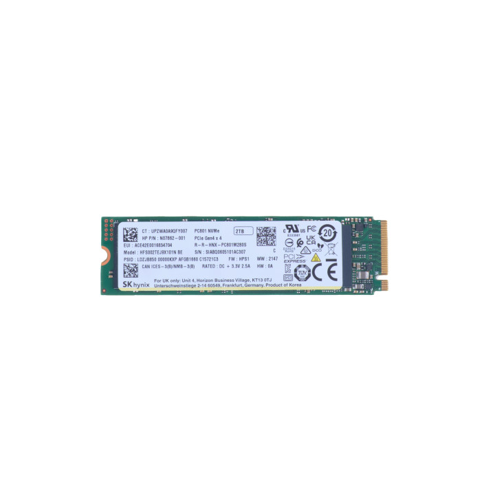 HP 2TB PCIe-4x4 Solid State Drive