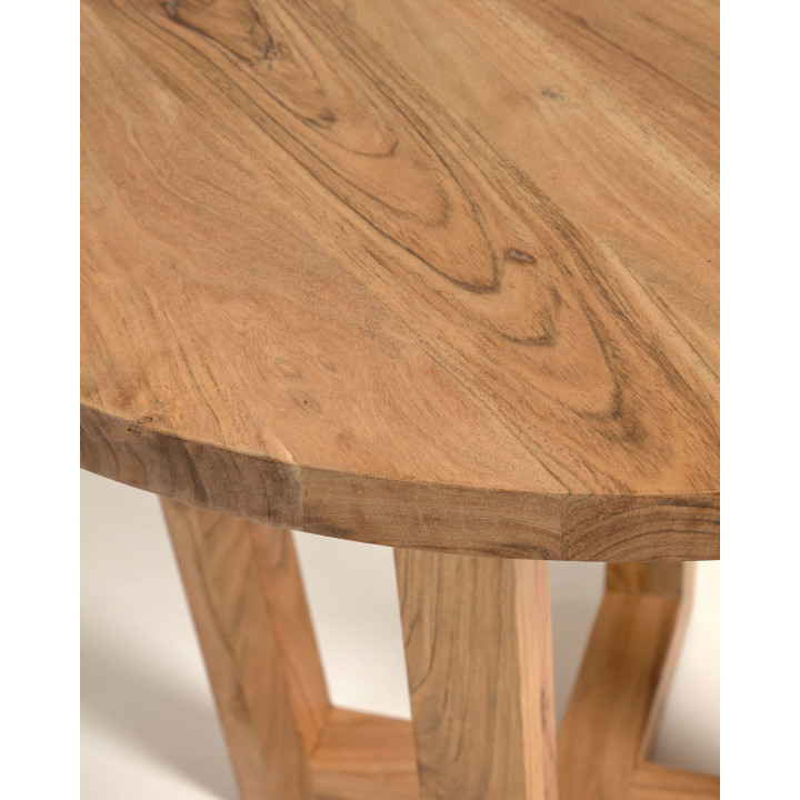 Kave Home Nahla Table basse Forme arrondie 4 pieds