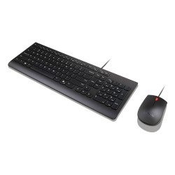 Lenovo 4X31R64414 clavier Souris incluse Universel USB Allemand Noir