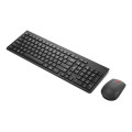 Lenovo 4X31R64464 clavier Souris incluse Bureau RF sans fil Français Noir