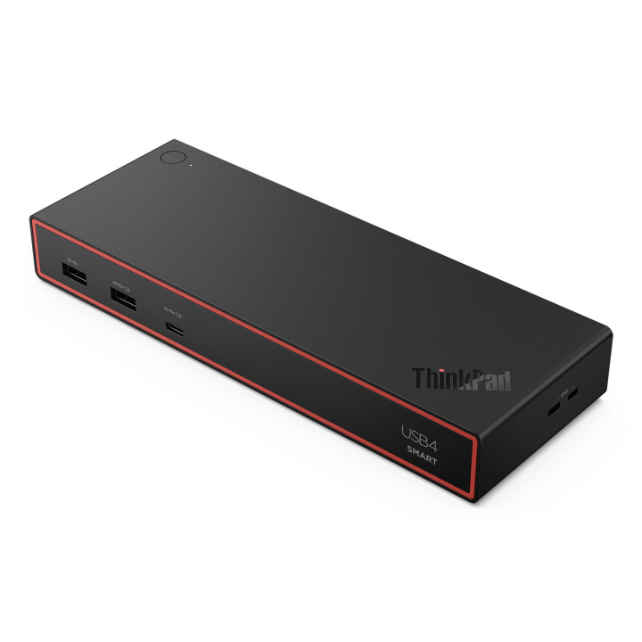 Lenovo ThinkPad USB4 Smart Dock 5500 Avec fil Noir