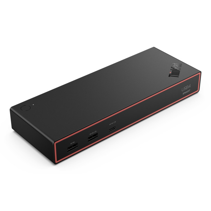 Lenovo ThinkPad USB4 Smart Dock 5500 Avec fil Noir
