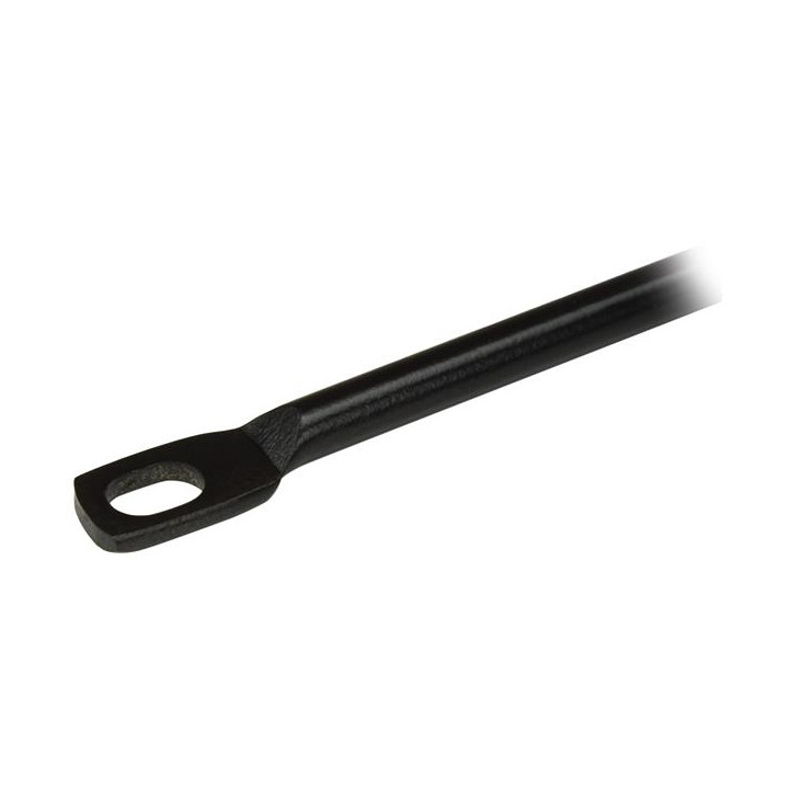 StarTech.com Lot de 10 Barres de Laçage Horizontales, Gestion des Câbles pour Rack de Serveurs, Organiseur de Câbles pour Ra
