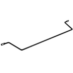 StarTech.com Lot de 10 Barres de Rangement Horizontales avec un Décalage de 10,2cm à 75 degrés, Gestion des Câbles pour Rac